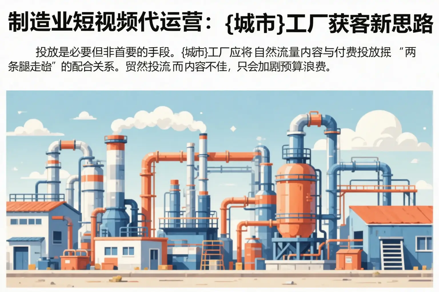 制造业短视频代运营：云龙工厂获客新思路